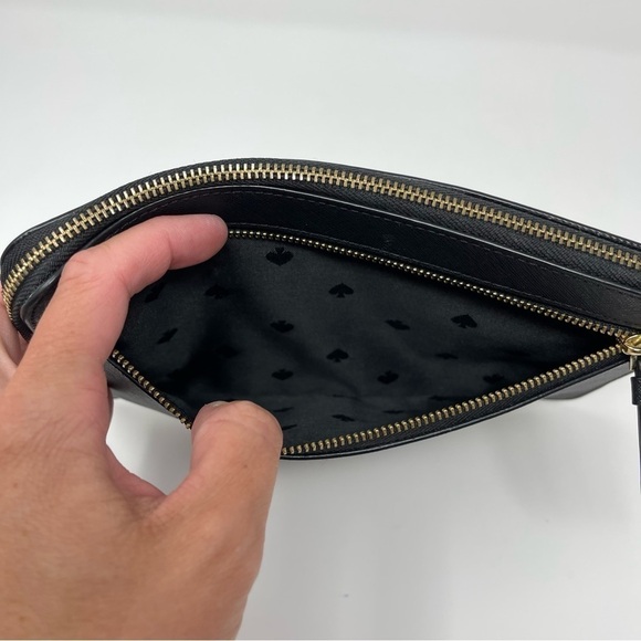 Kate Spade Cameron Medium L-Zip Leather Wristlet Wallet - Picture 5 of 9